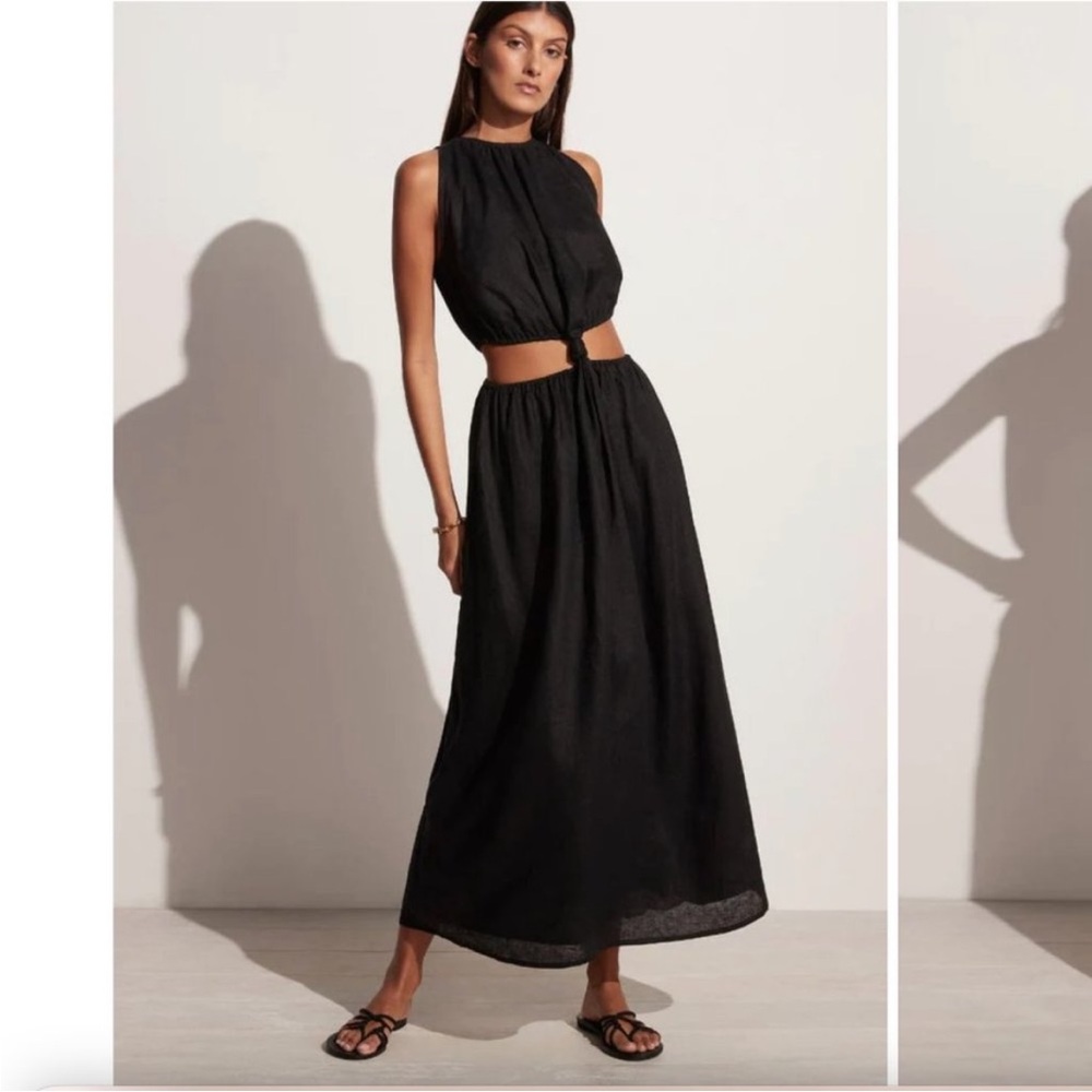 Faithfull The Brand Zeta Cutout Midi Dress 4 / Small - Picture 10 of 10